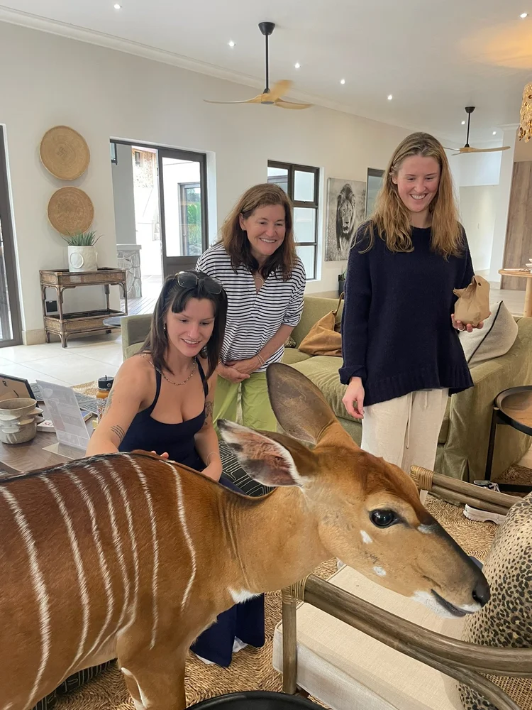 Art safari painting workshop on location in South Africa