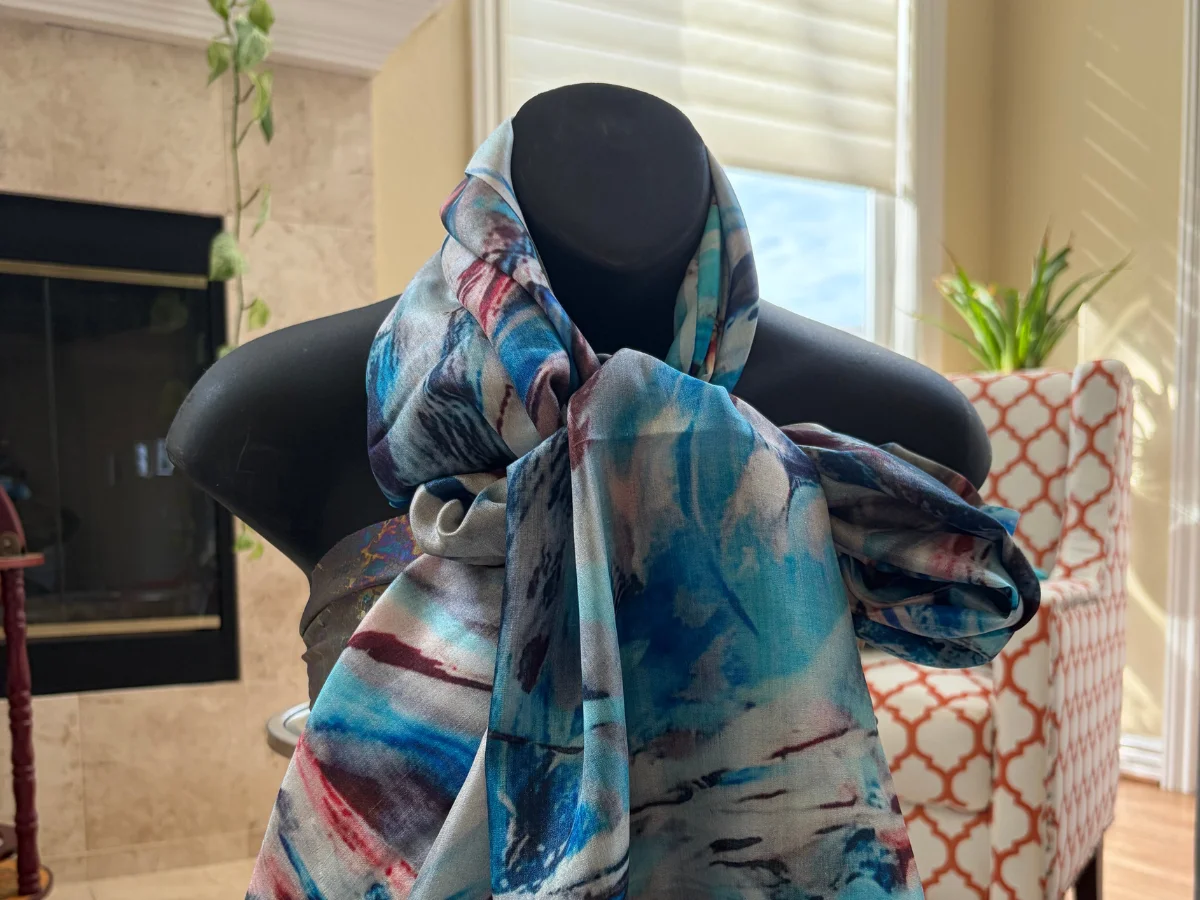 Art scarves wearable collection